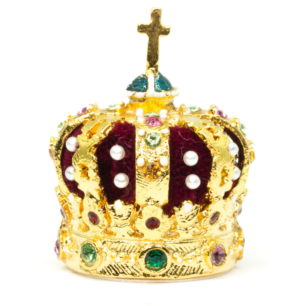 Miniature Crown - Norway on a white background.