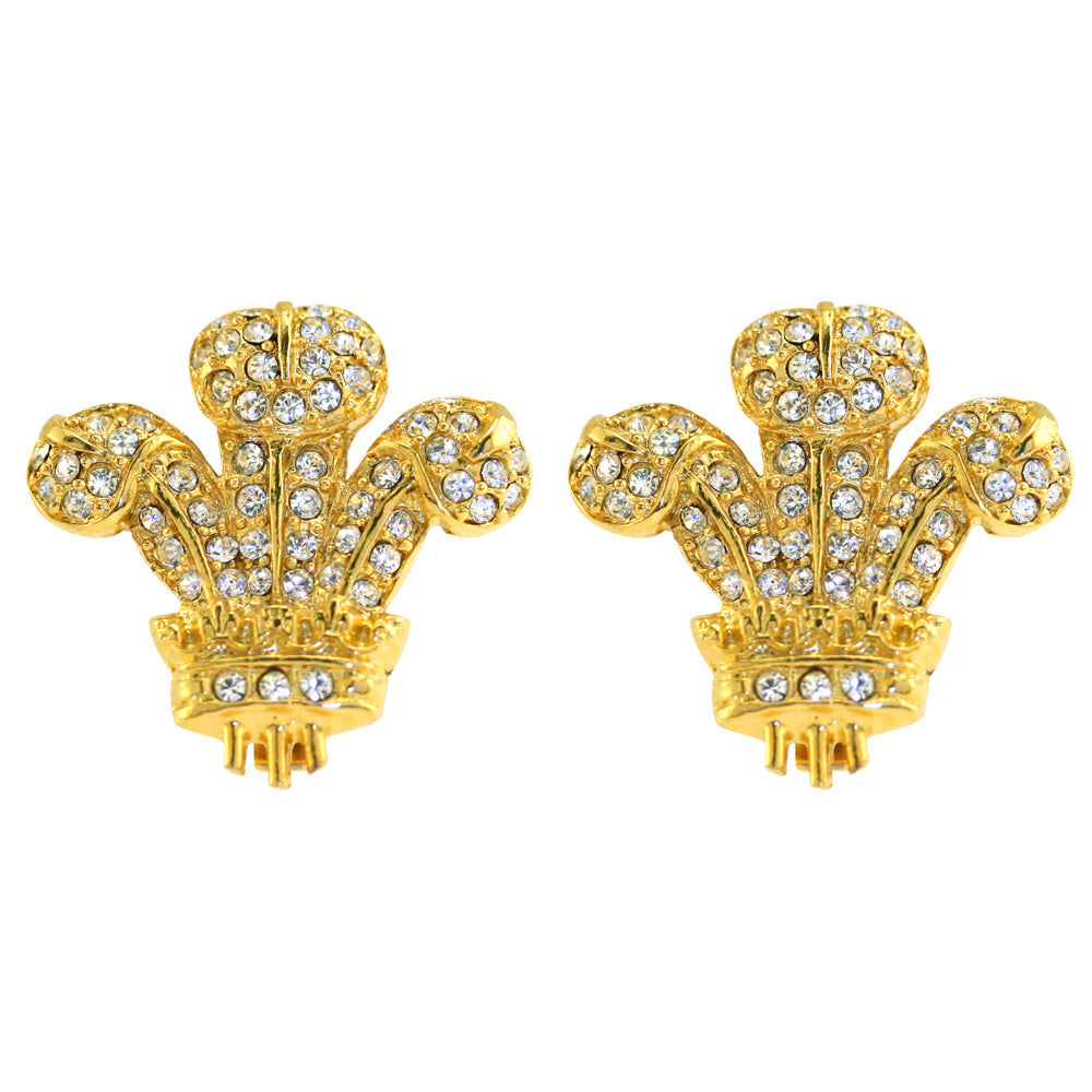 Prince of Wales clip earrings