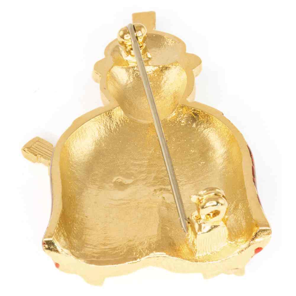 King Teddy Bear Brooch