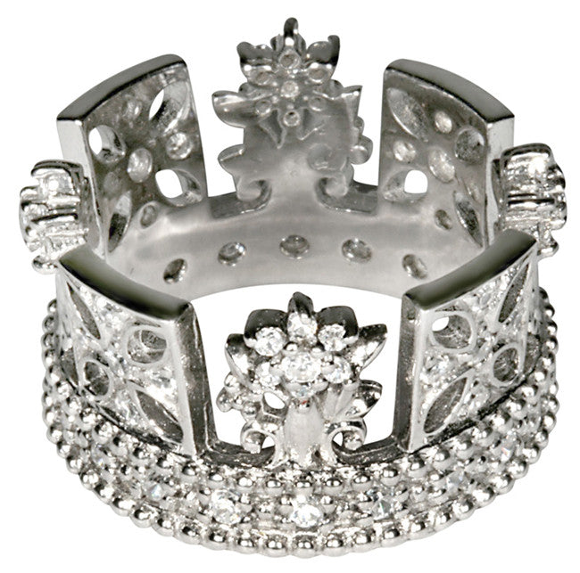 George IV Diadem Ring- Silver