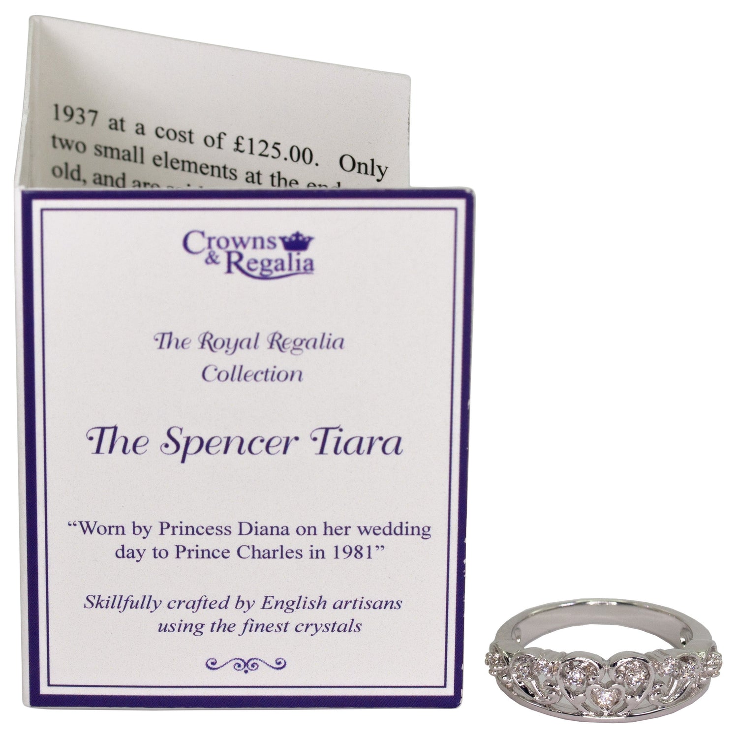 Spencer Tiara Ring Sterling Silver CZ