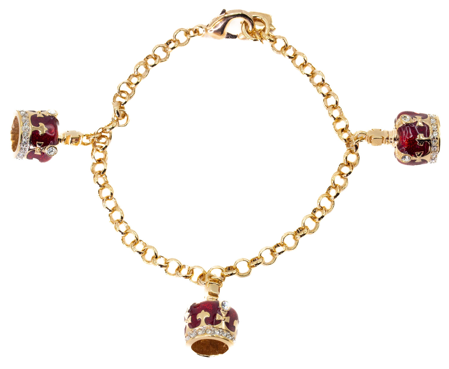 Three Crown - Charm Bracelet on a white background (photo 2)