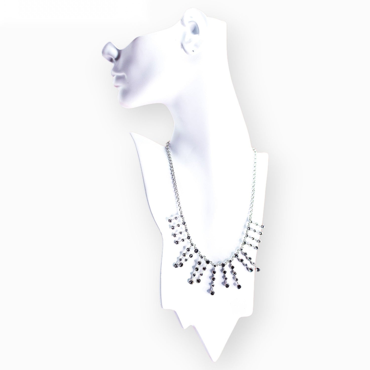 Crystal Fringe Tiara - Necklace on a white background (photo 2)