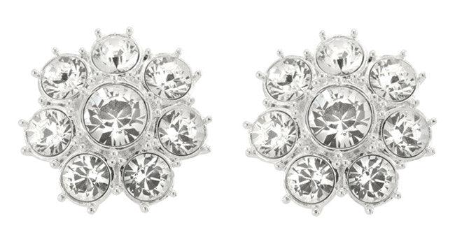 Queen Elizabeth II Floret Clip-On Earrings
