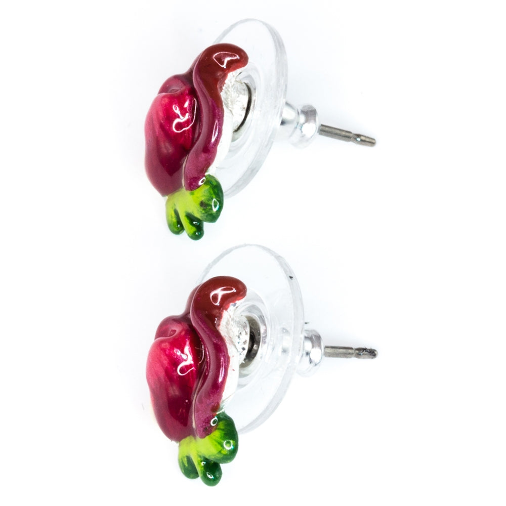 April Sweet Peas Small Post Earrings