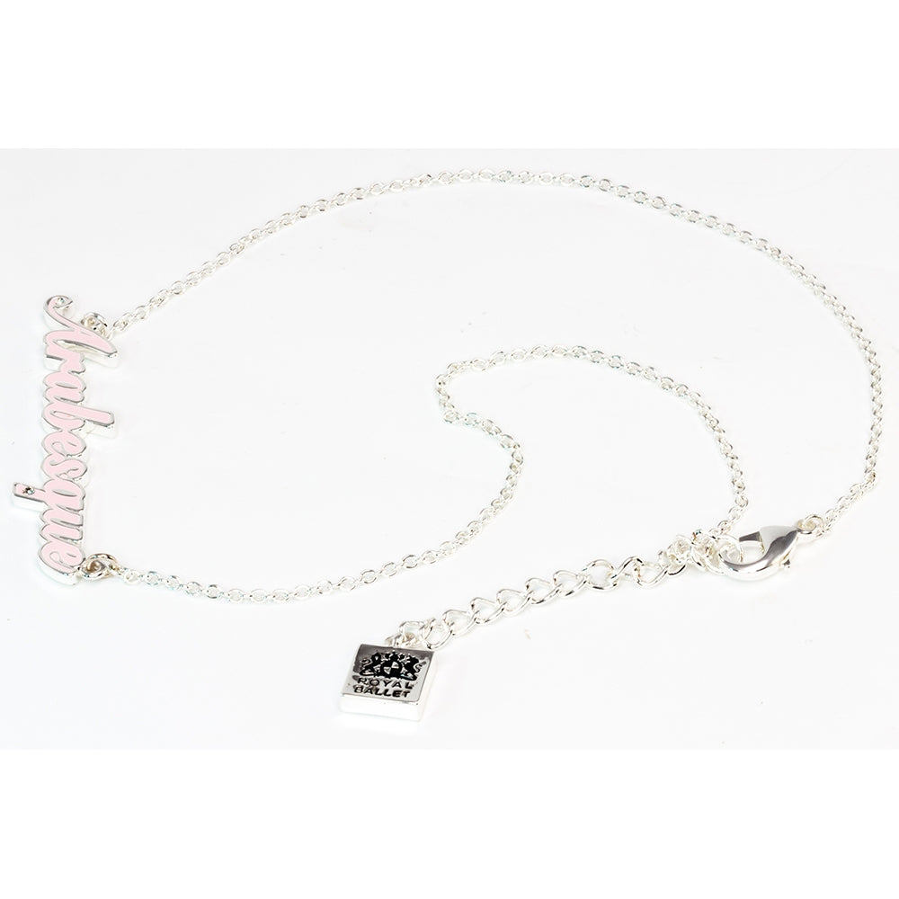 Necklace with 'Arabesque' pendant on a white background