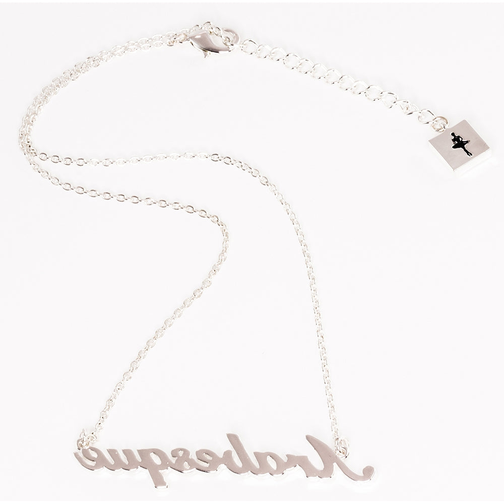 'Arabesque' Pendant Polished Silver Plated