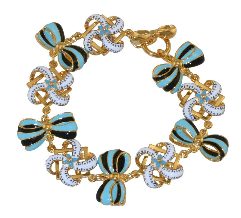 Blue Bows Bracelet