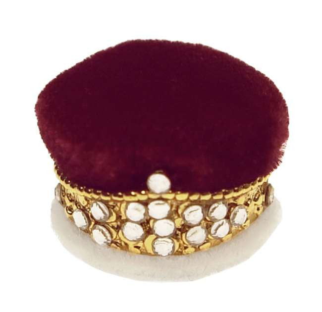 Miniature Crown - The Cap of Mary of Modena on a white background.