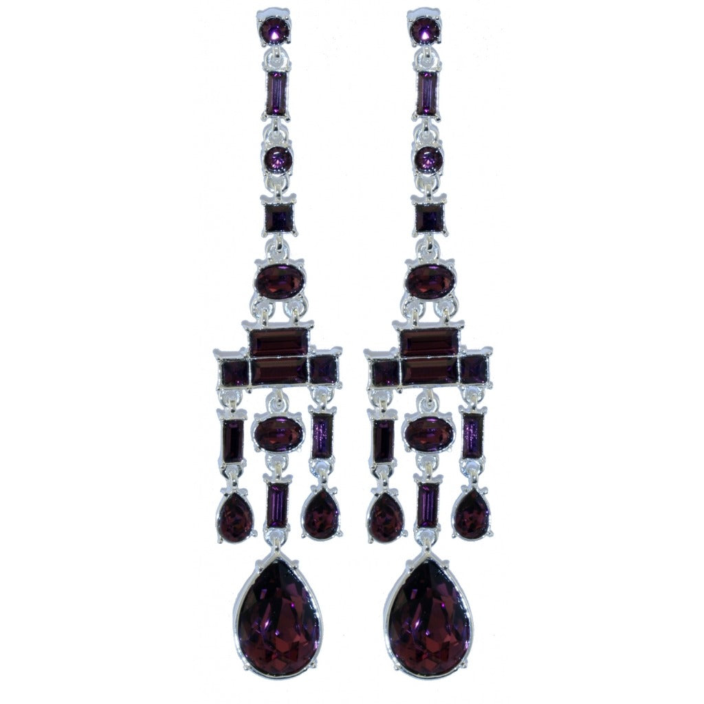 Chandelier Earrings Amethyst