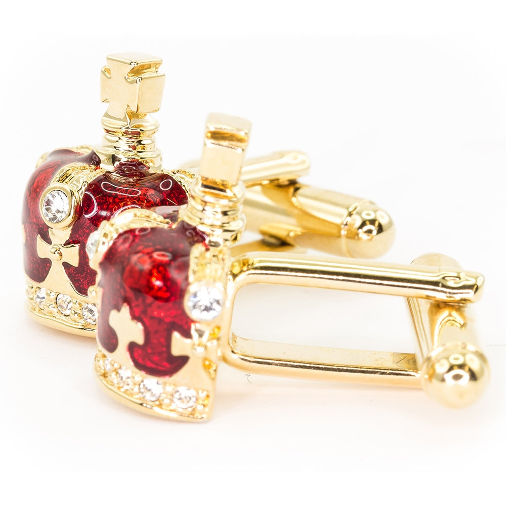 Royal Crown - Cufflinks on a white background (photo 5)
