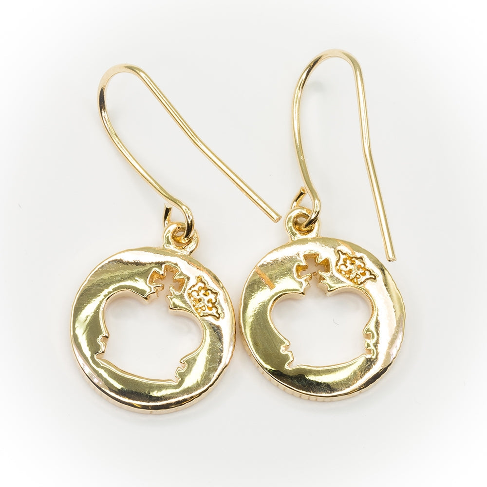 Crown Silhouette Earrings