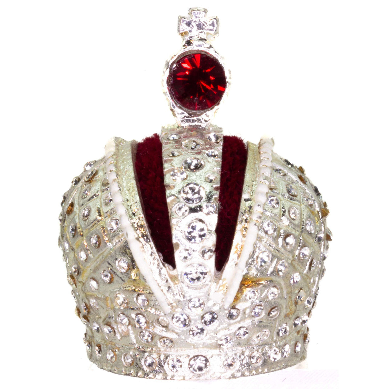 Miniature Crown - Russia on a white background.