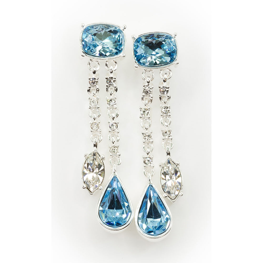 Durbar Aquamarine Earrings - TimeLine Gifts