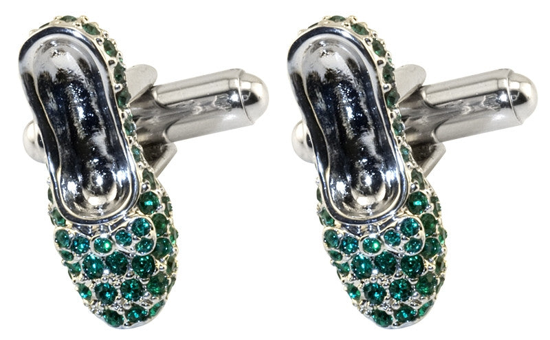 Wizard Of Oz Dorothy Emerald Cufflinks
