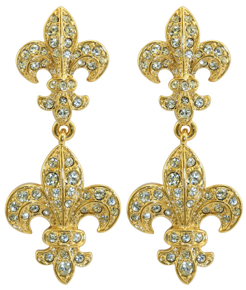 Fleur De Lys Double Earrings