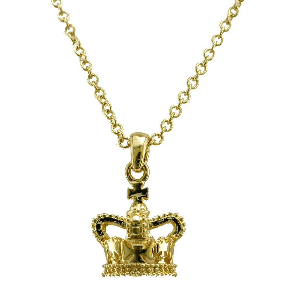 Small Coronation Crown Pendant