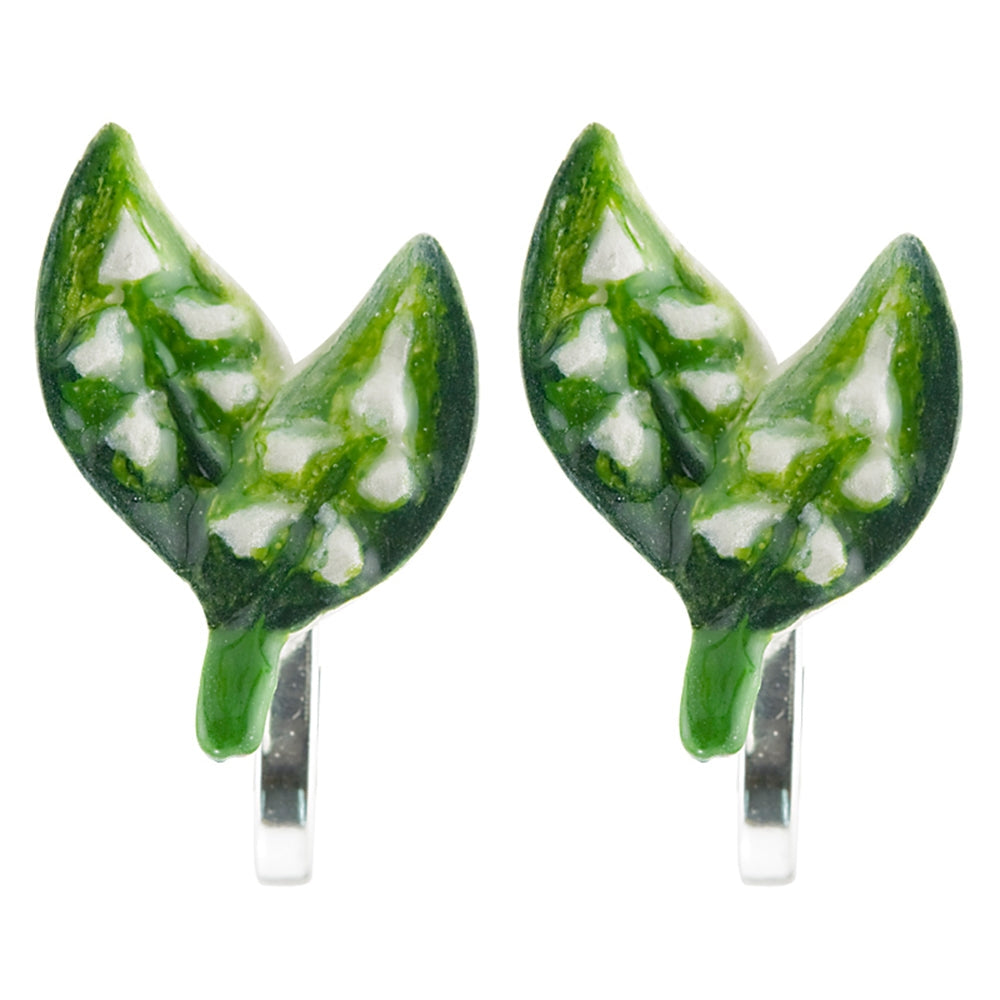 May Lily of the Valley Small Clip-on Earrings