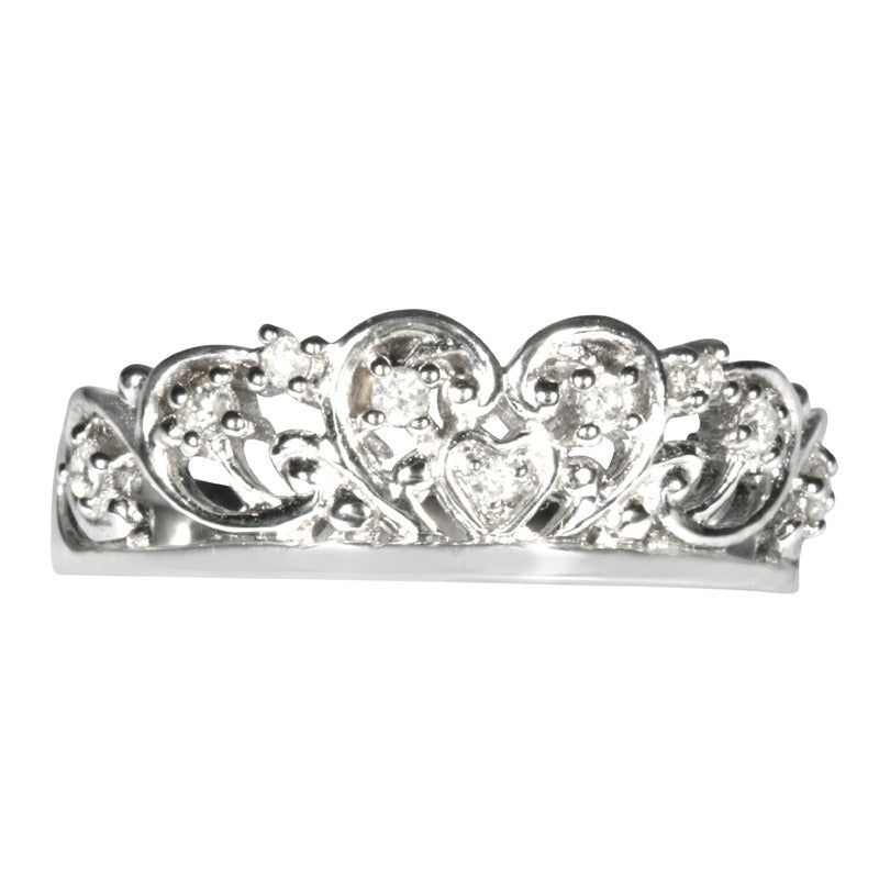 Spencer Tiara Ring Silver Toned