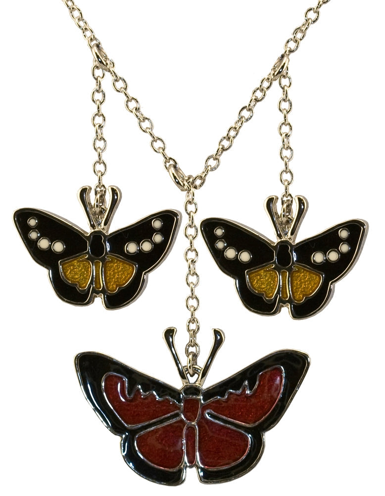 Trio Butterfly pendant