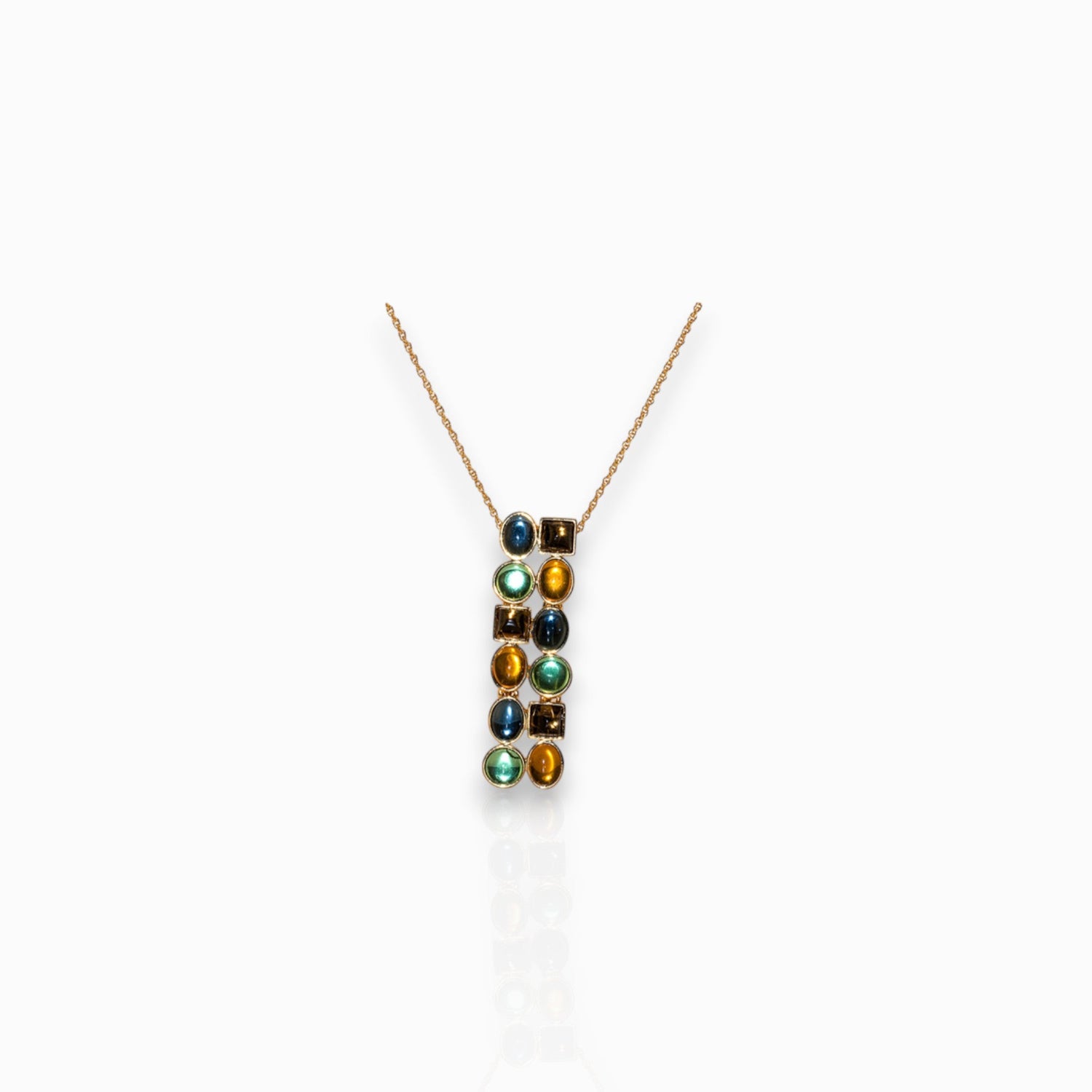 Byzantine Cabochon - Pendant on a white background.