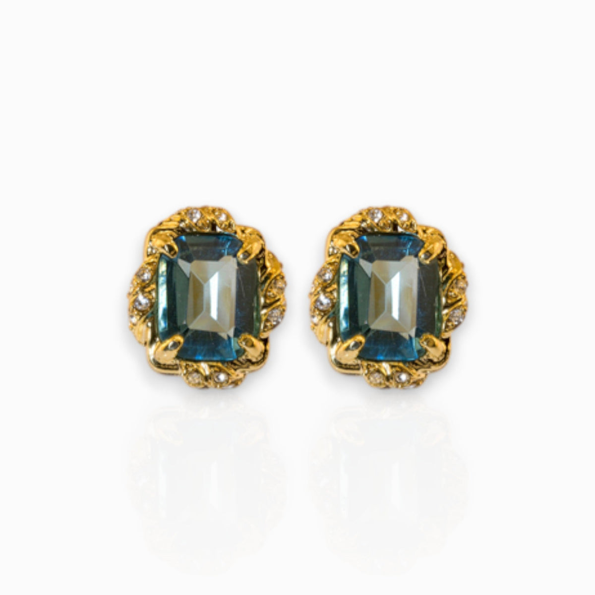 18th Century Harriet - Earrings on a white background.