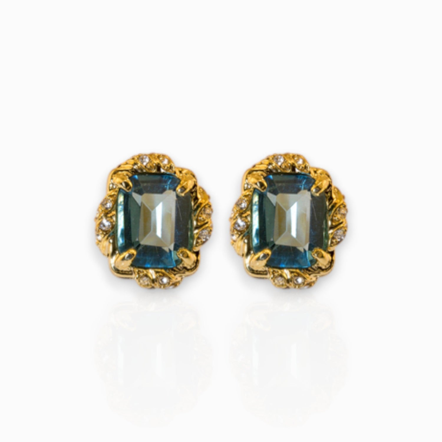 18th Century Harriet - Earrings on a white background.