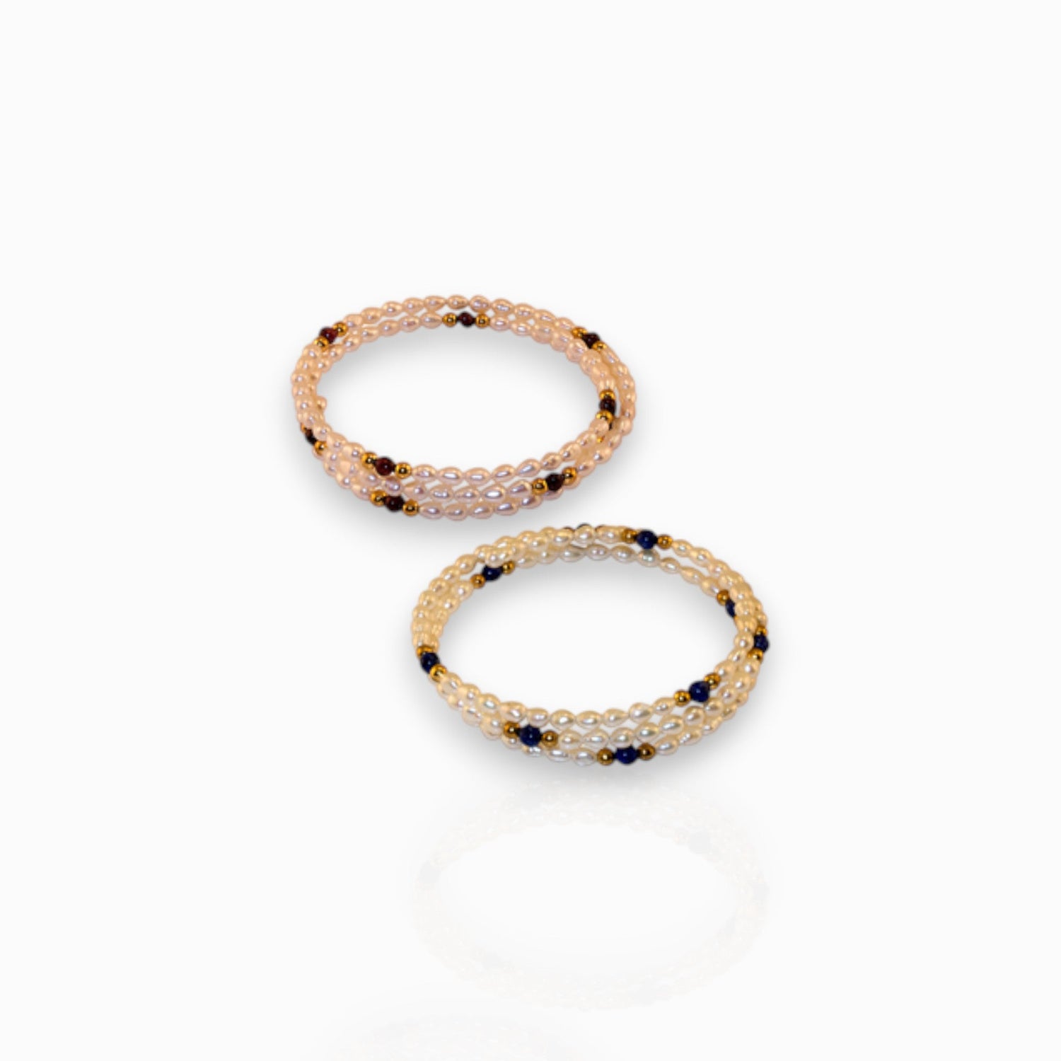 Pearl - Bracelet on a white background.