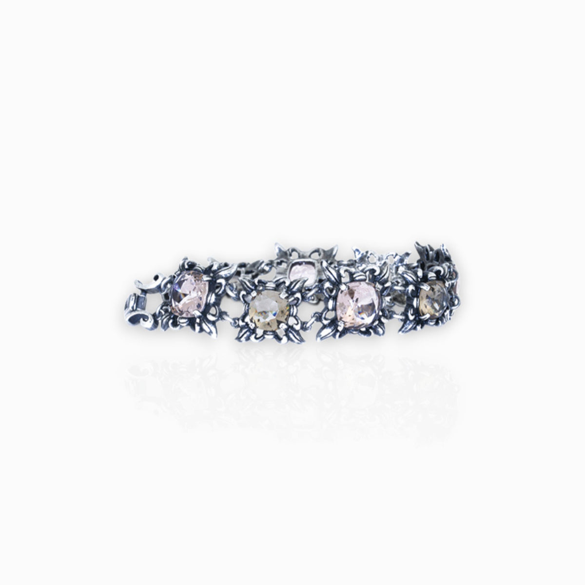 Rose-Cut Jewelled - Bracelet on a white background.