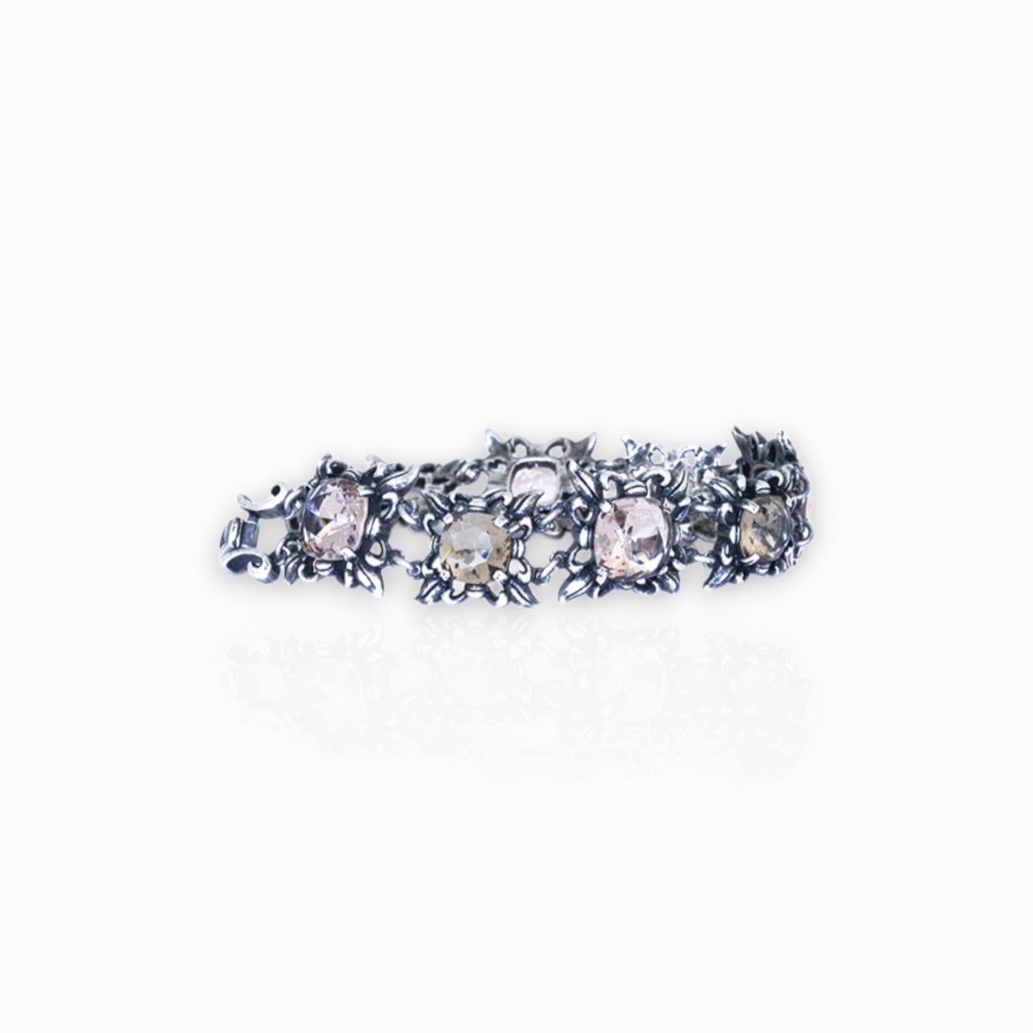 Rose-Cut Jewelled - Bracelet on a white background.