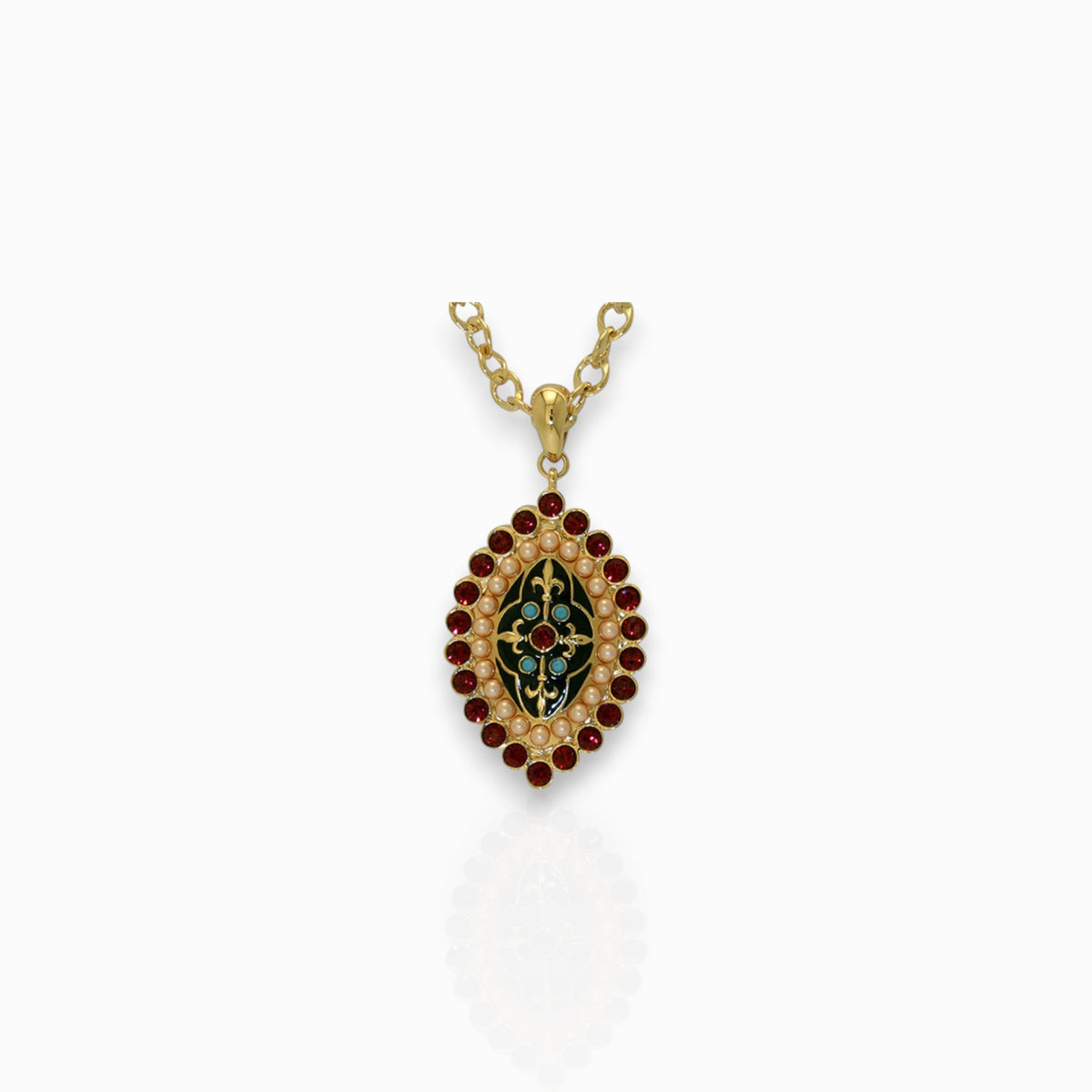 Pugin Medieval Style - Pendant on a white background.