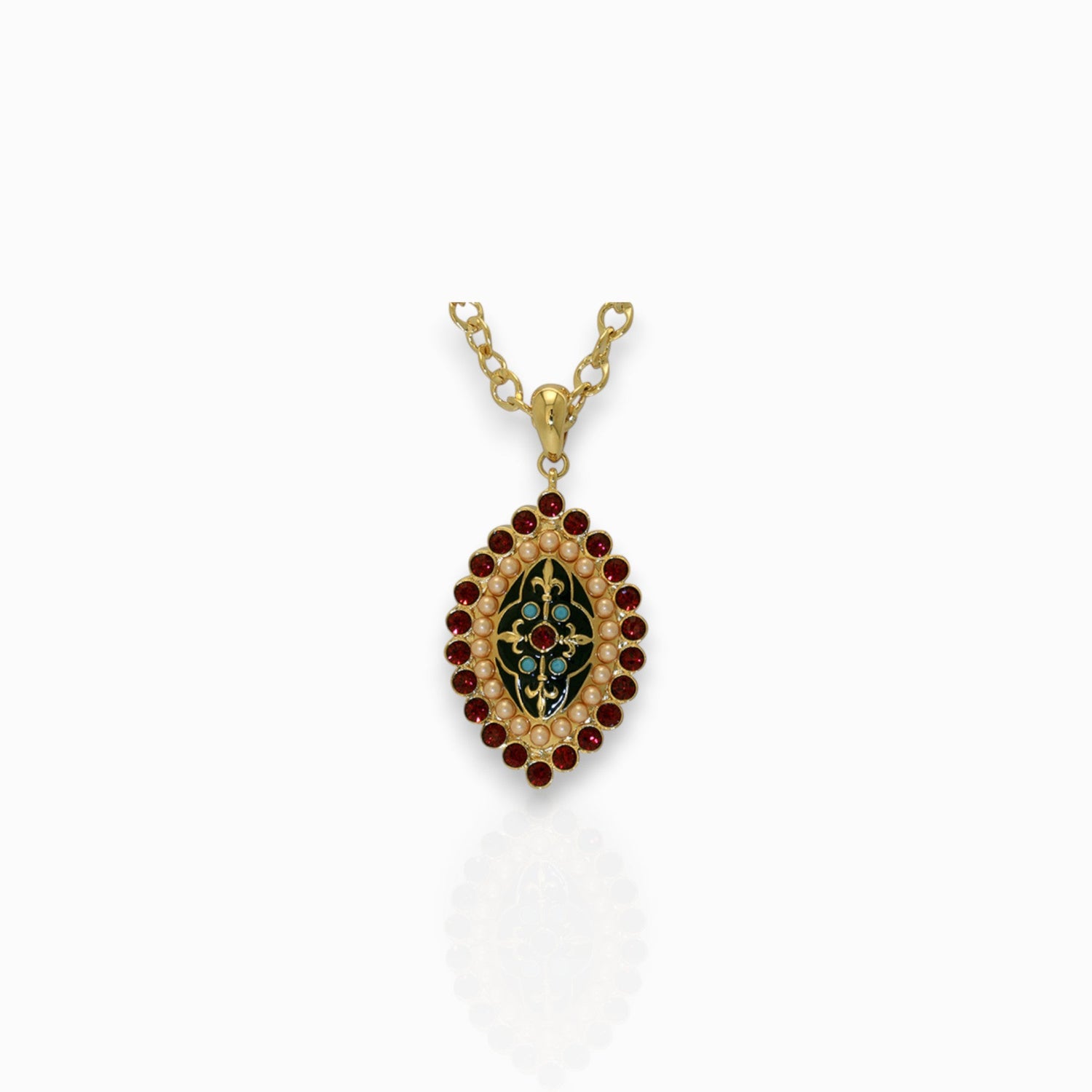 Pugin Medieval Style - Pendant on a white background.