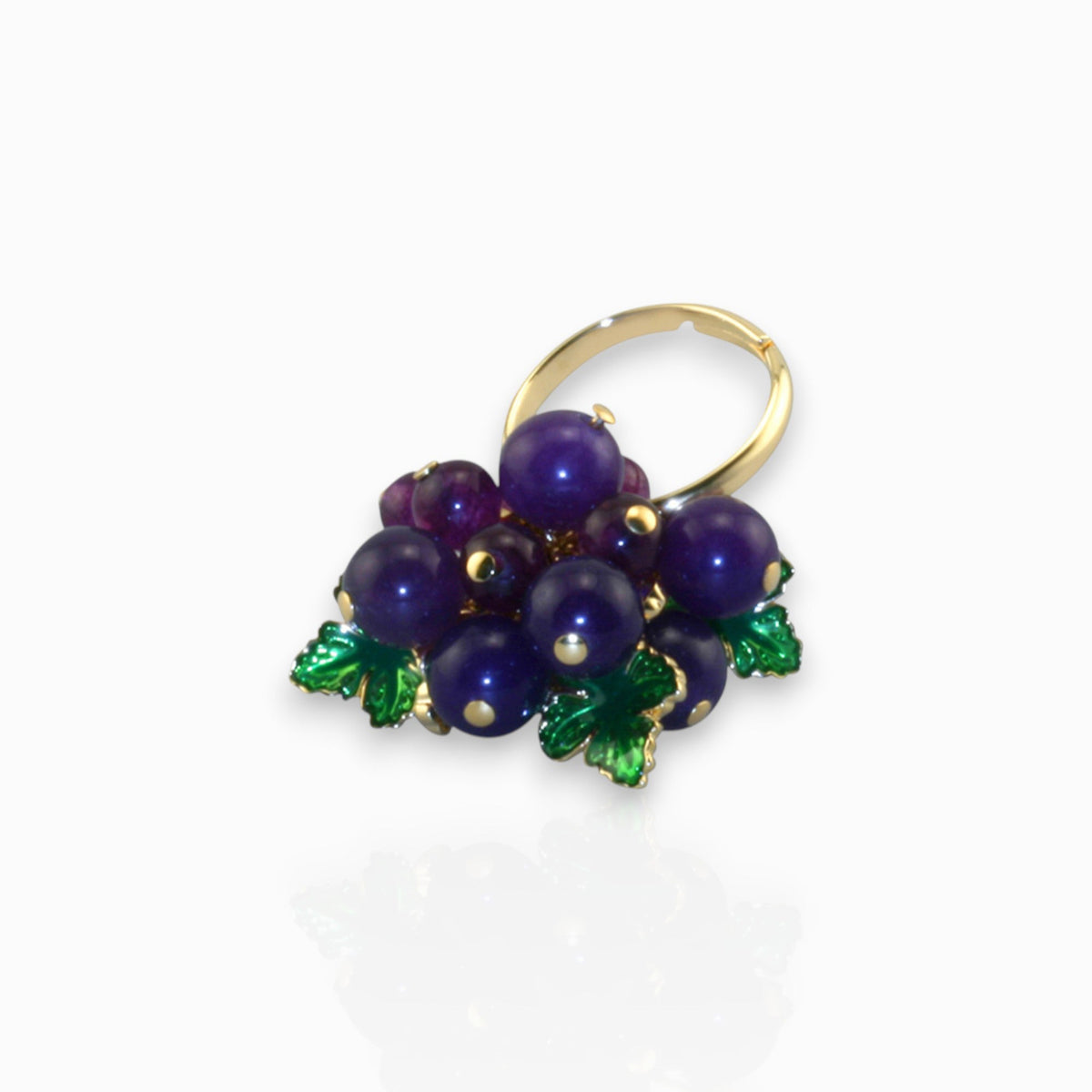 Grapevine - Ring on a white background.