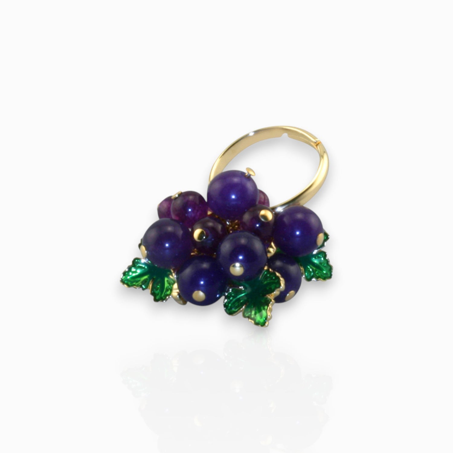 Grapevine - Ring on a white background.