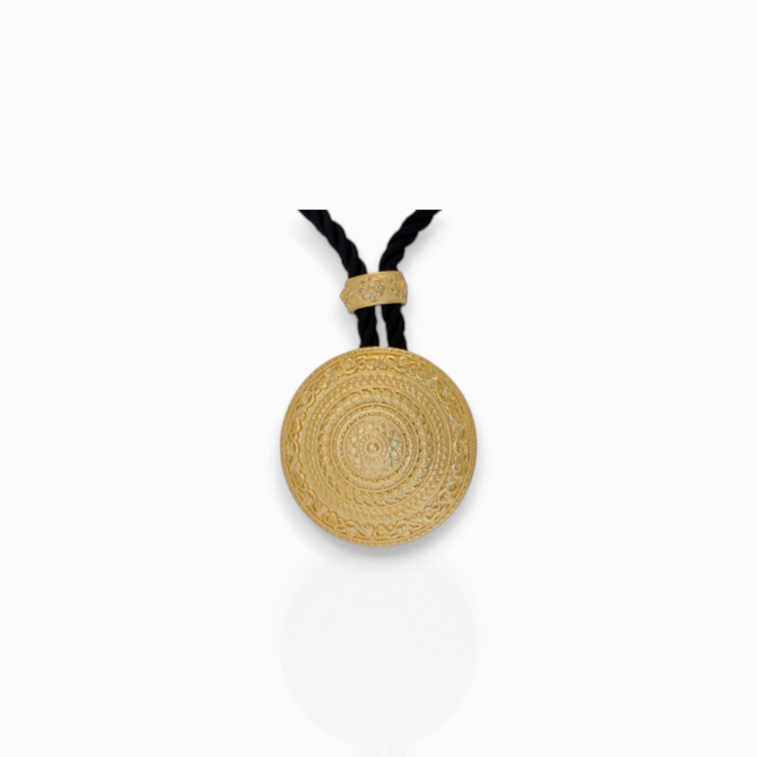 Circular Ornamental - Necklace on a white background.