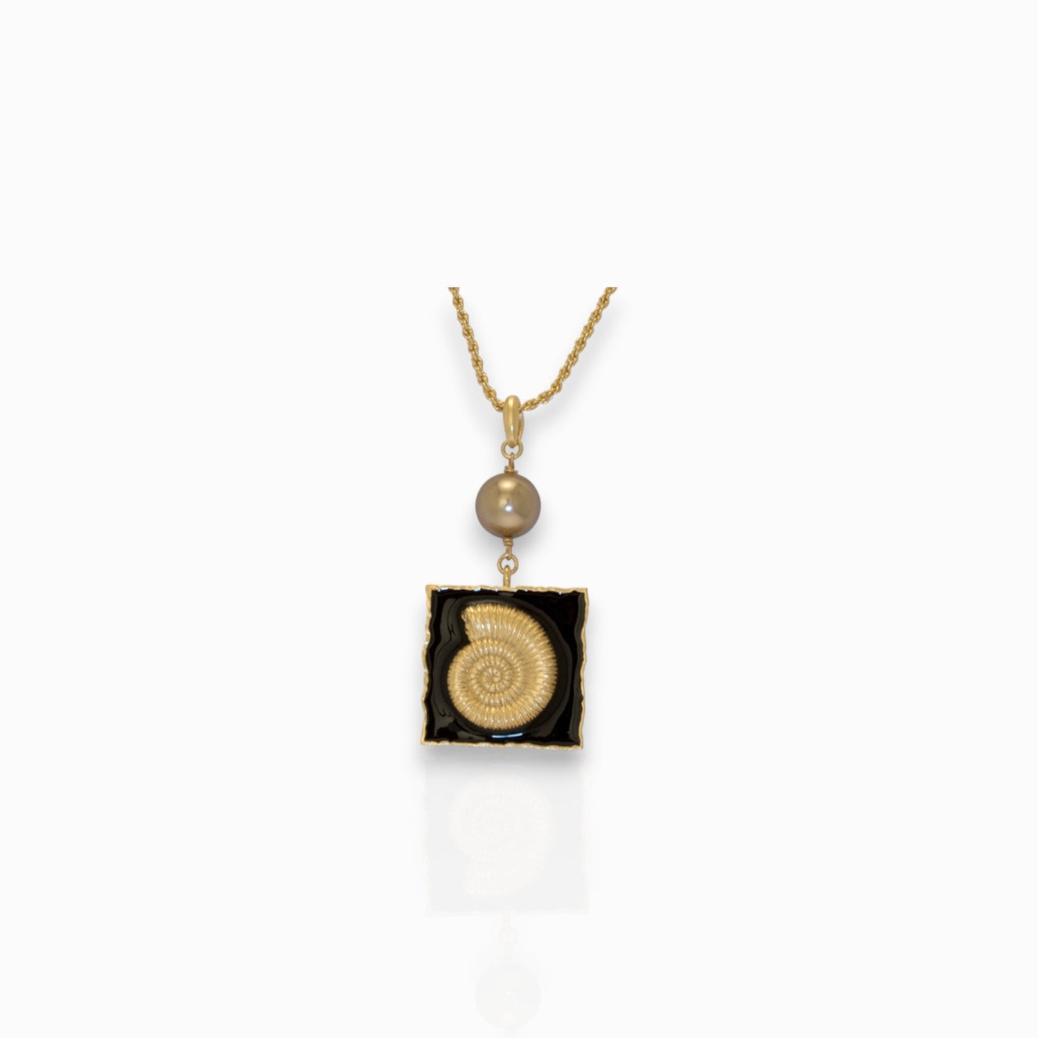 Treasures of The Earth - Pendant on a white background.