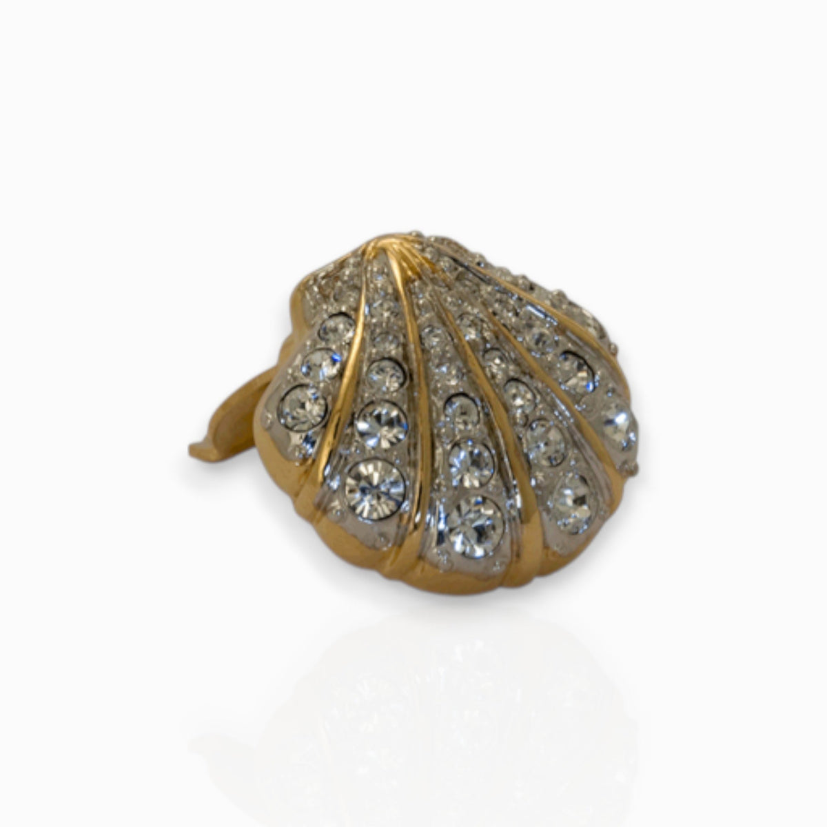 Treasures from the Sea - Clip-On Earrings on a white background.