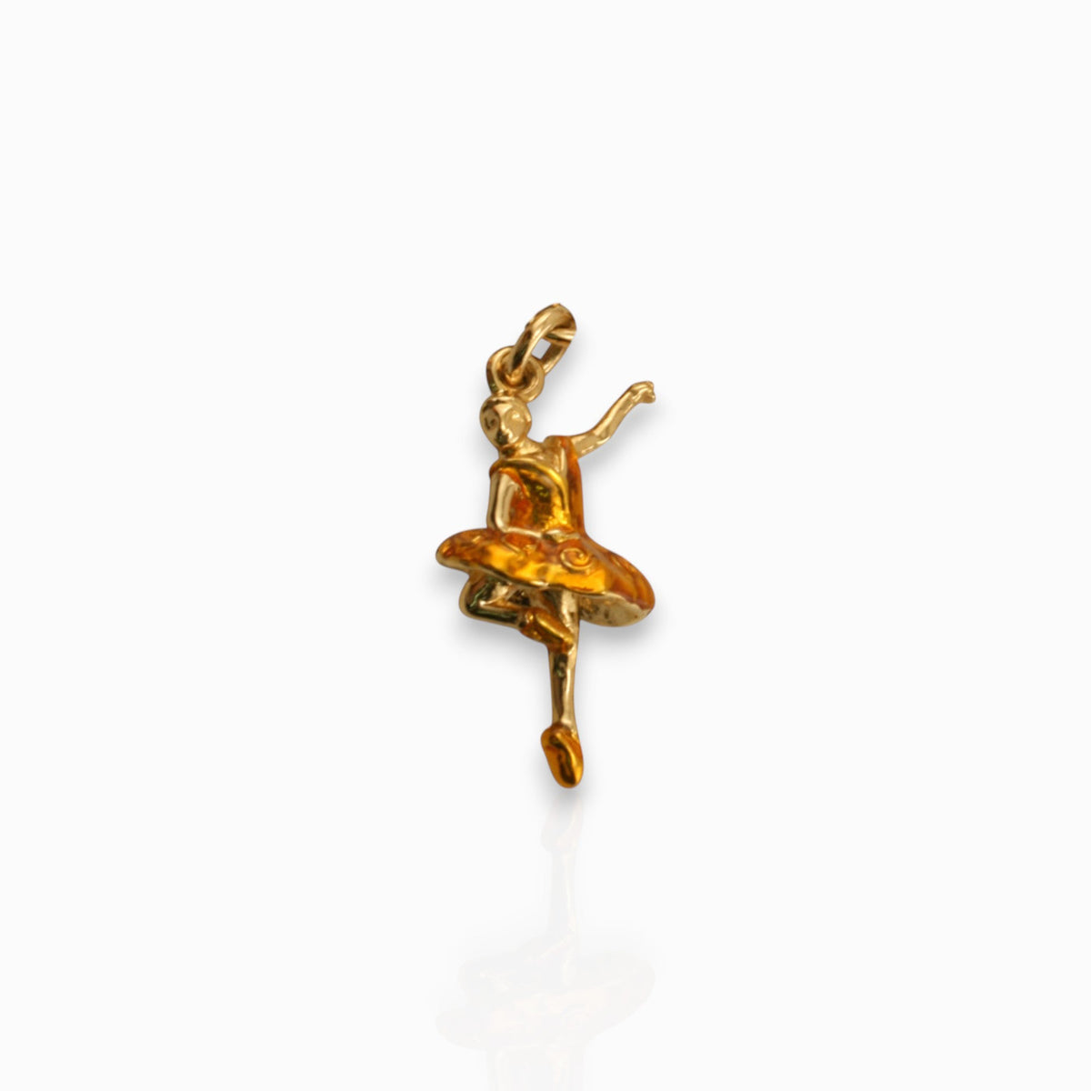 Pirouette - Charm on a white background.