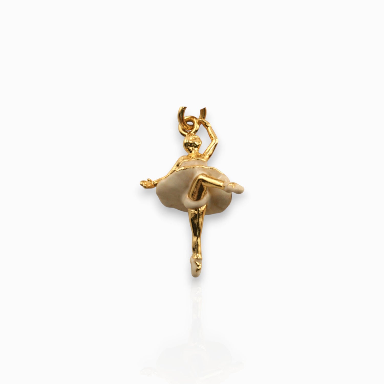 Attitude Ballerina - Charm on a white background.