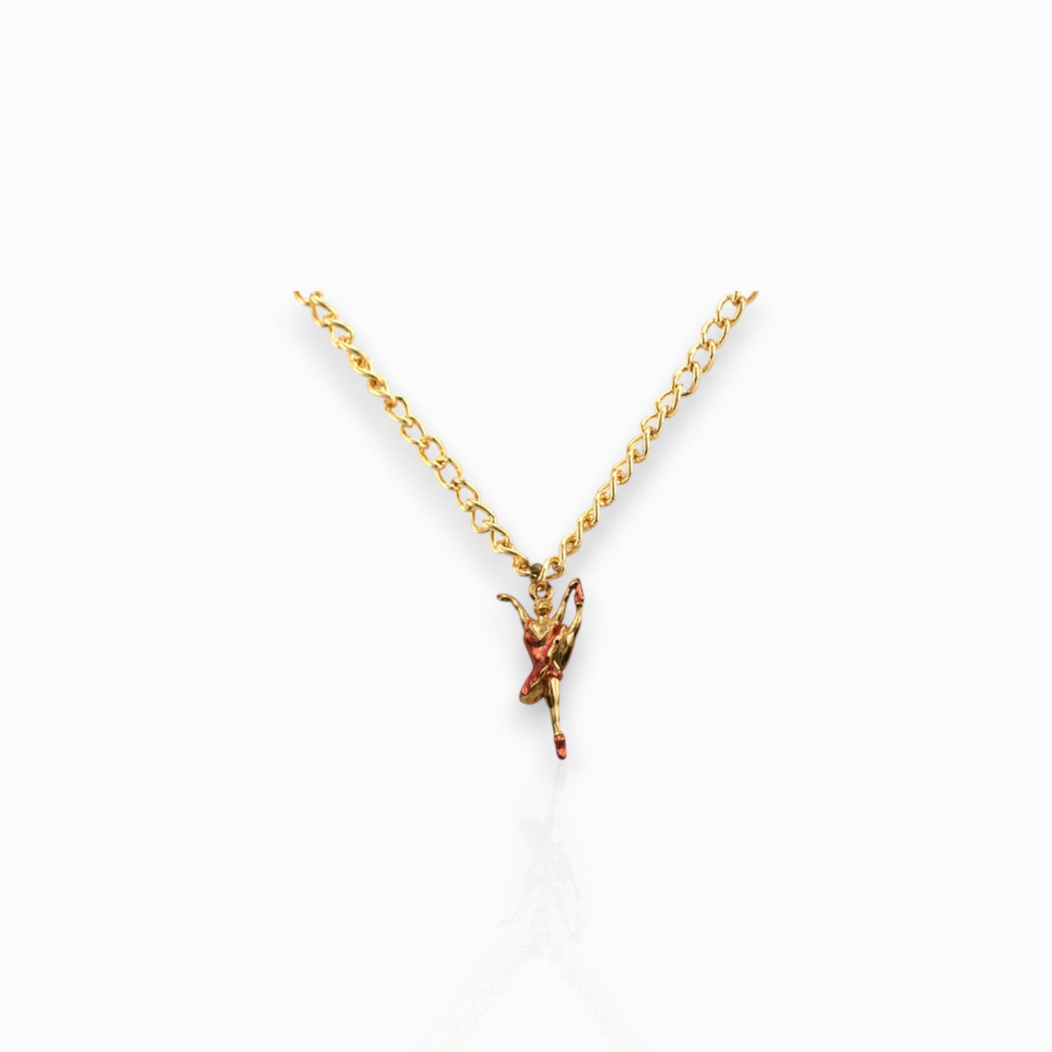 Developpe Charm - Pendant on a white background.
