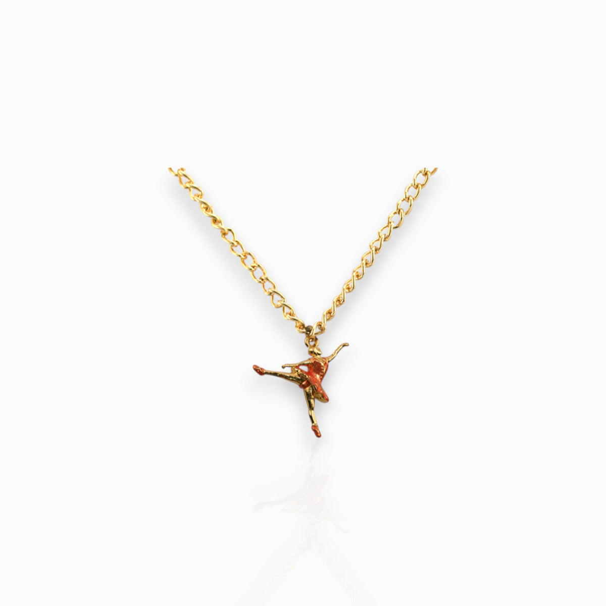Arabesque Charm - Pendant on a white background.