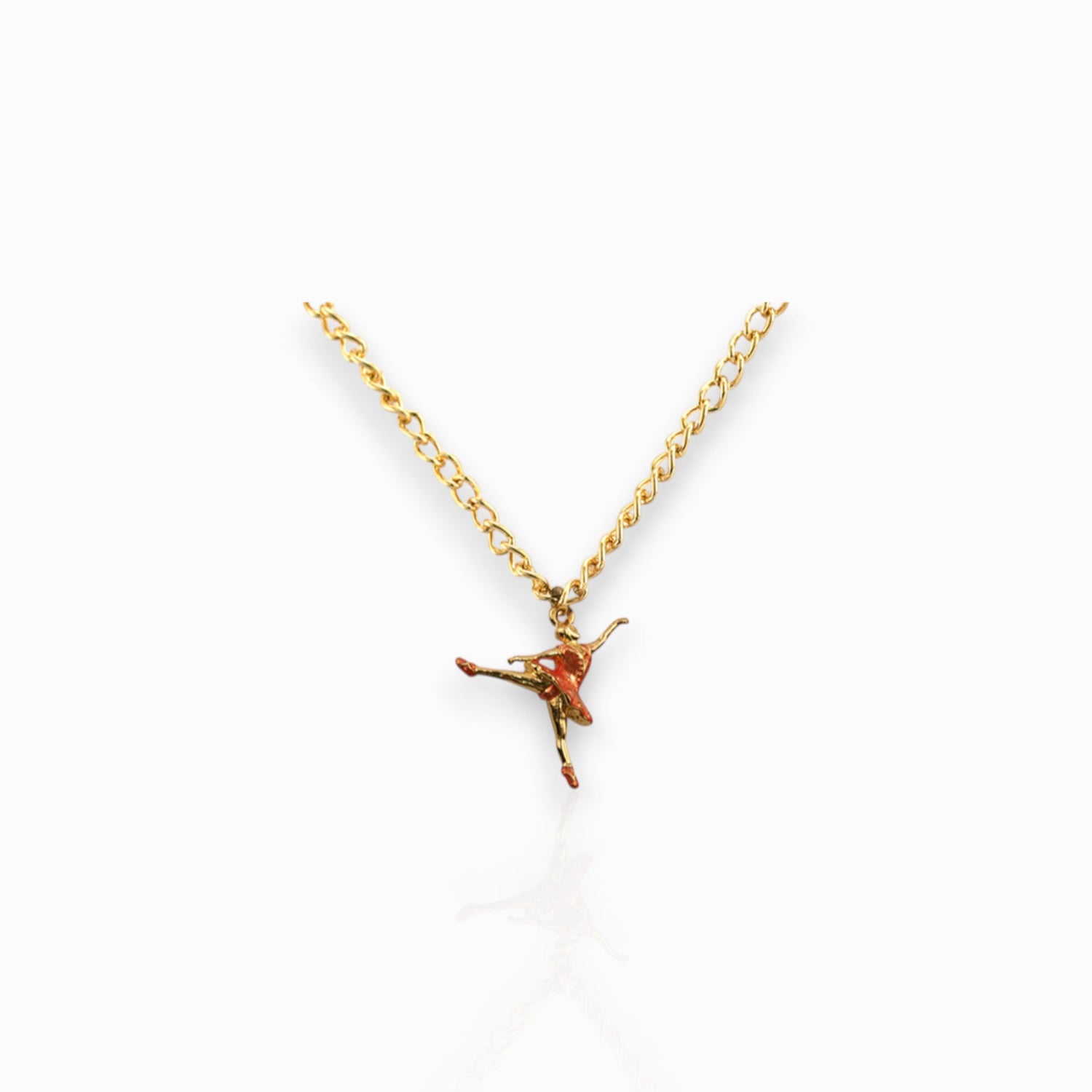 Arabesque Charm - Pendant on a white background.