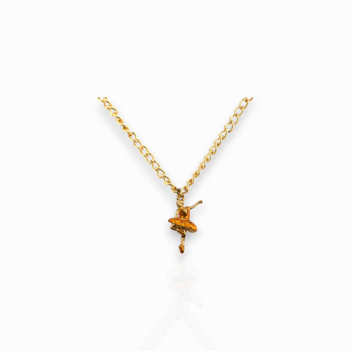 Pirouette Charm - Pendant on a white background.