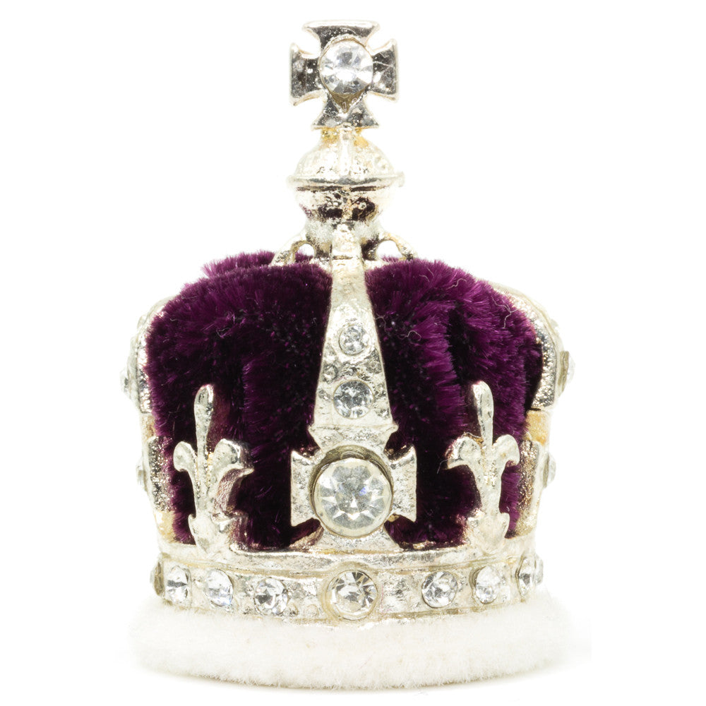 Miniature Crown - The Queen Mother (Eliabeth I) on a white background.