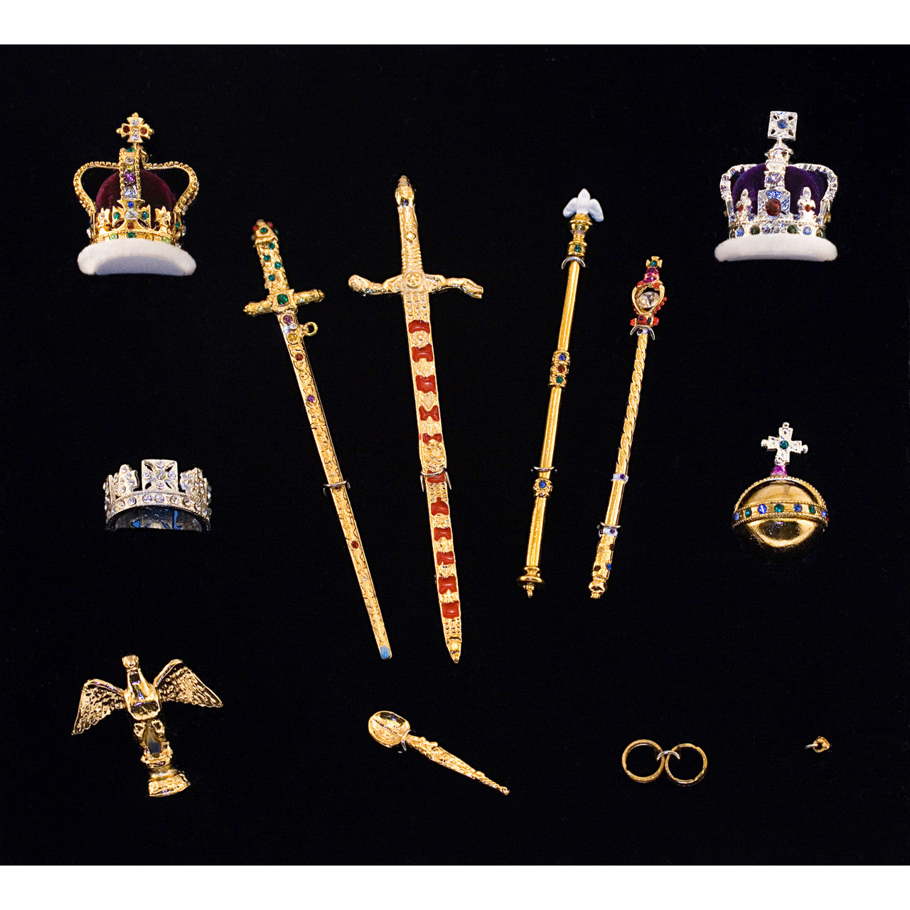 Coronation Crown Miniature Set 12 Piece - TimeLine Gifts