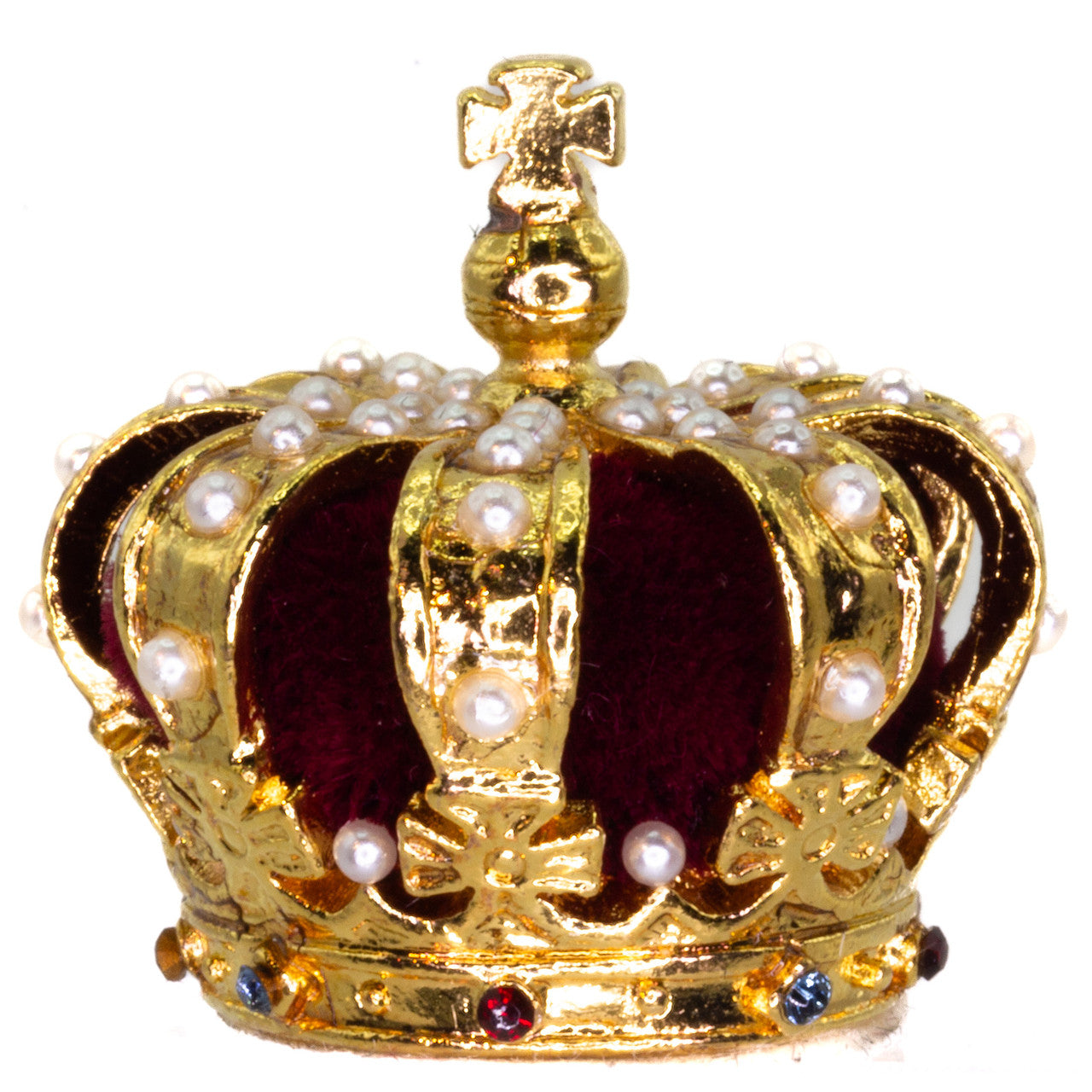 Miniature Crown - Netherlands on a white background.