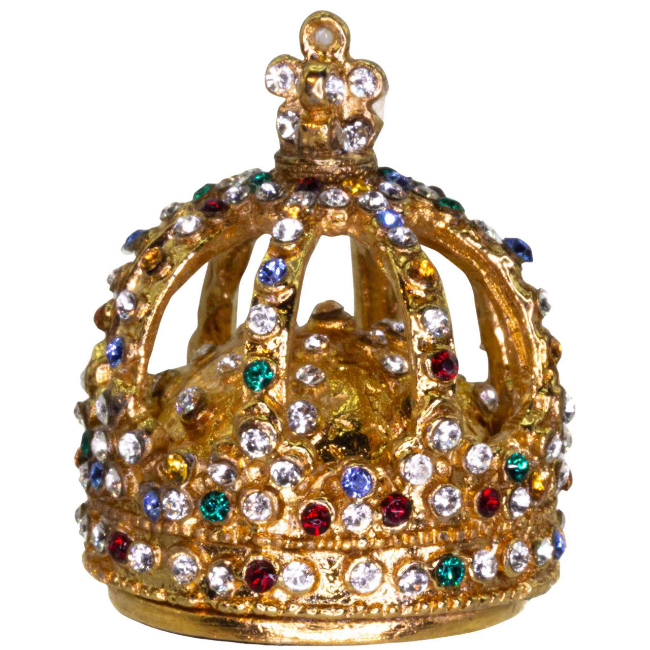 Miniature Crown - Louis XV of France on a white background.