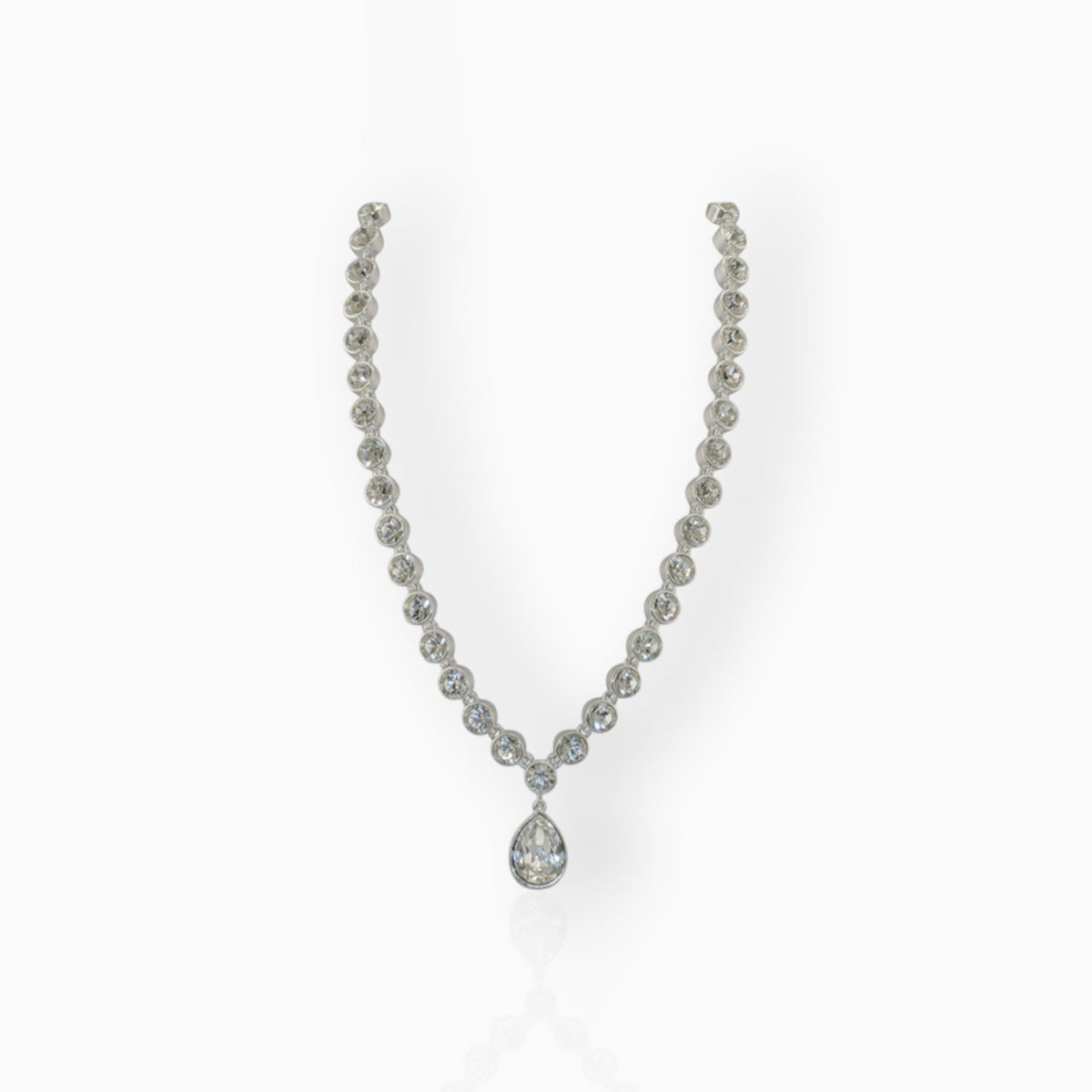 Queen Victoria's Collet - Necklace on a white background.
