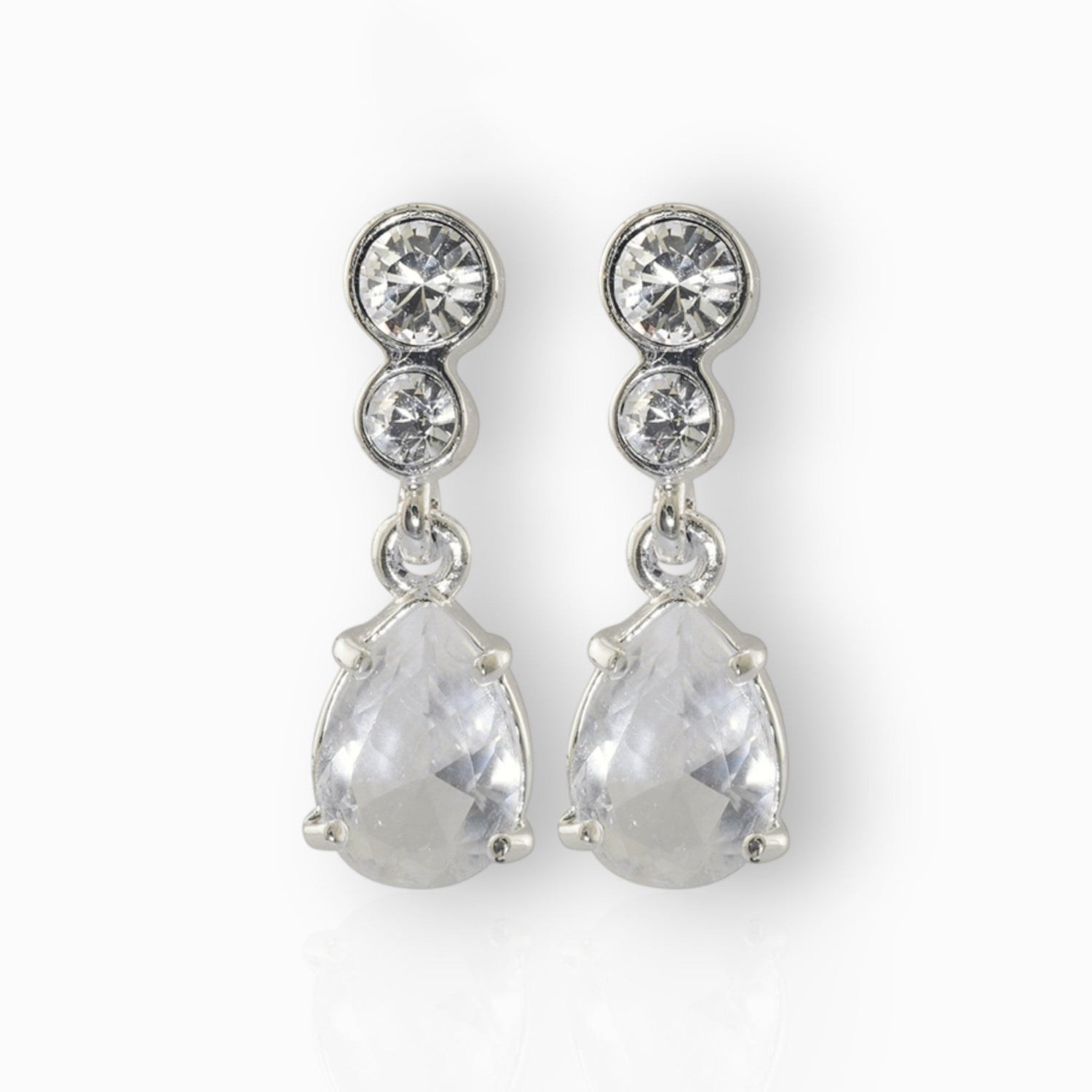 Queen Victoria's Collet - Earrings on a white background.