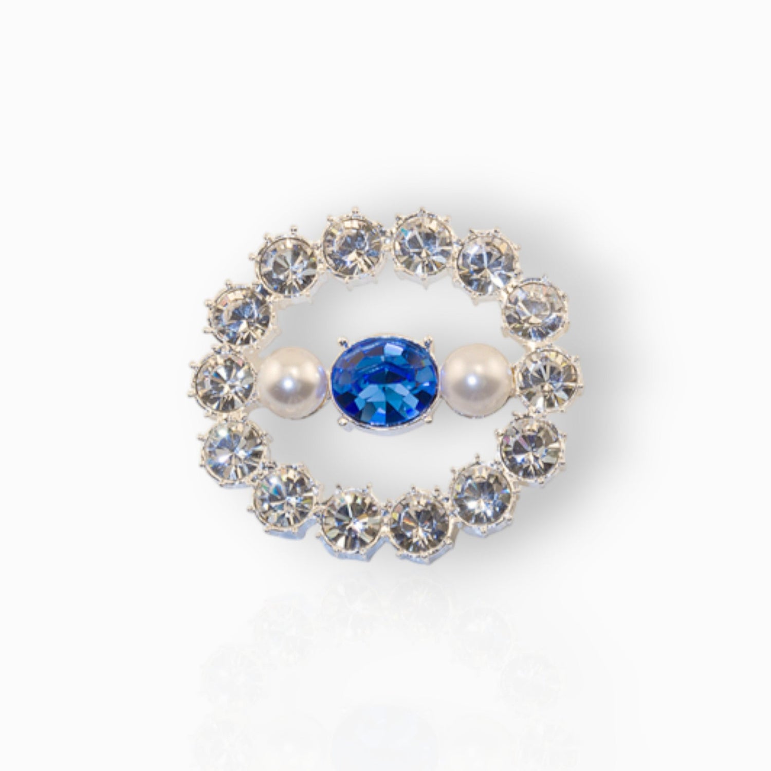 Imperial State Crown - Brooch on a white background.